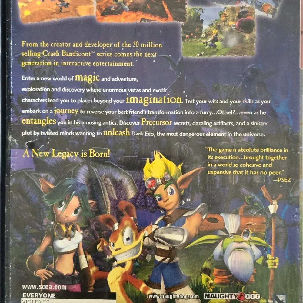 Jak & Daxter The Precursor Legacy Game